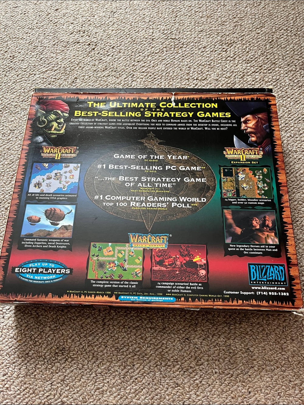 Blizzard Warcraft Battle Chest PC Game Set - Black/Brown - Picture 2 of 9